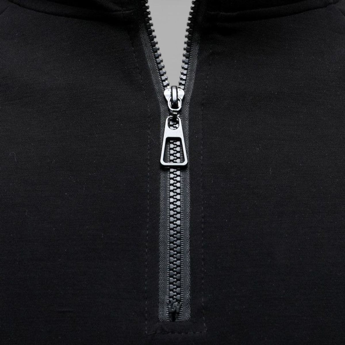 Quarter-Zip Pullover Sweater Regular Fit for Men