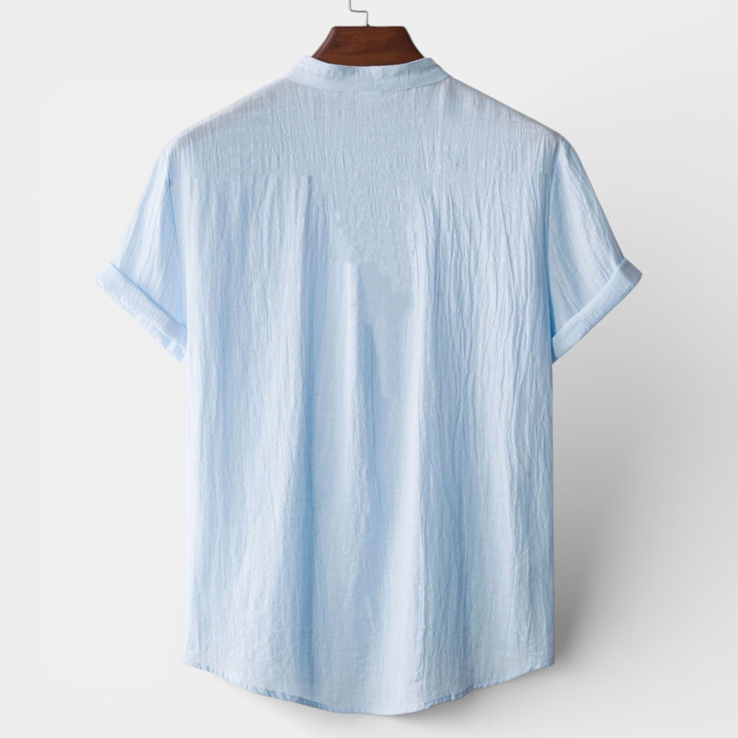 Henley Shirt Short Sleeve Regular Fit for Men