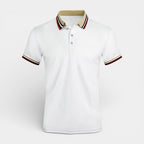 Short Sleeve Button-Up Polo Shirt Regular Fit for Men