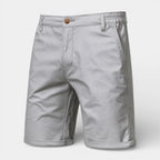 Chino Shorts Straight Fit Flat Front for Men