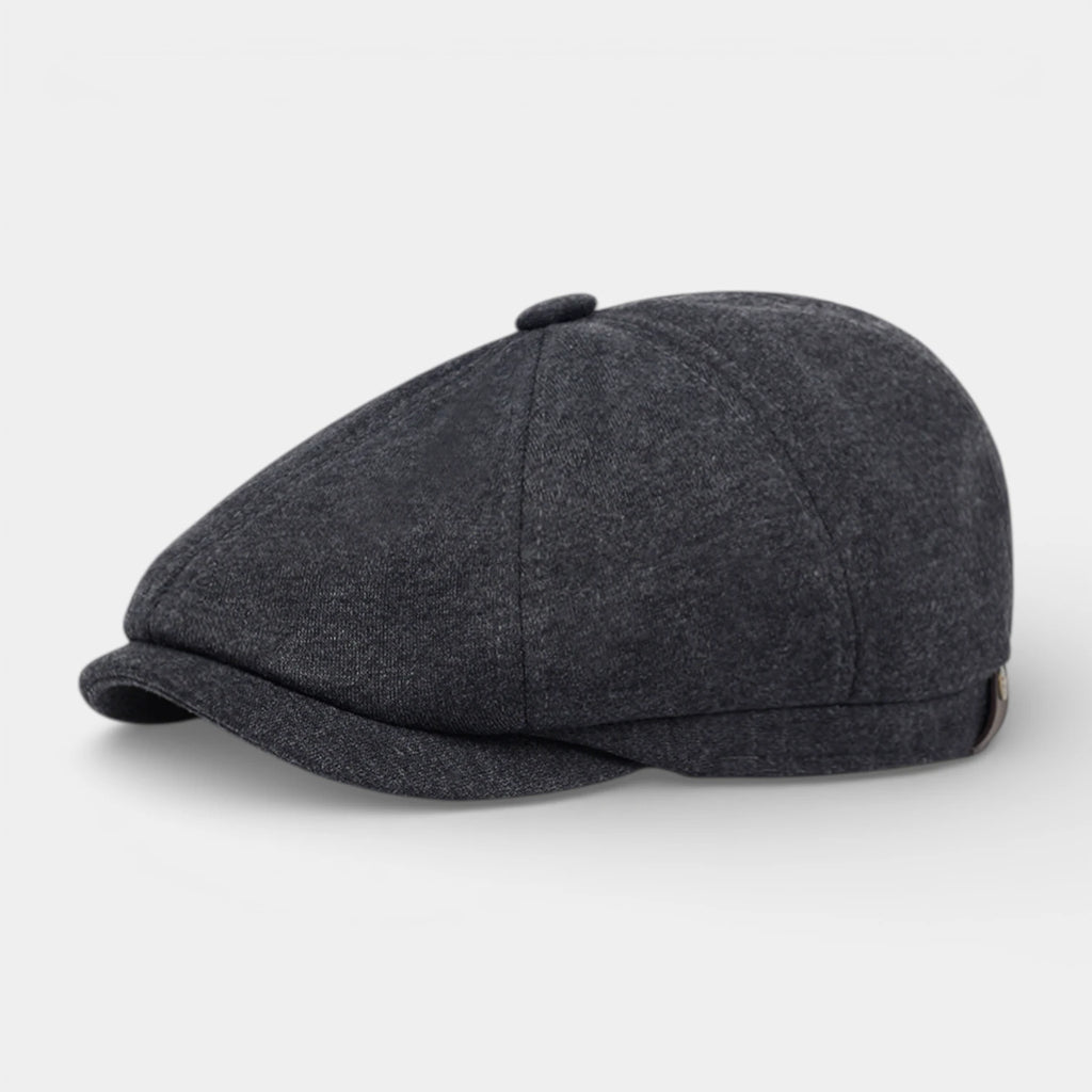 Multi-Panel Newsboy Cap Curved Brim for Men