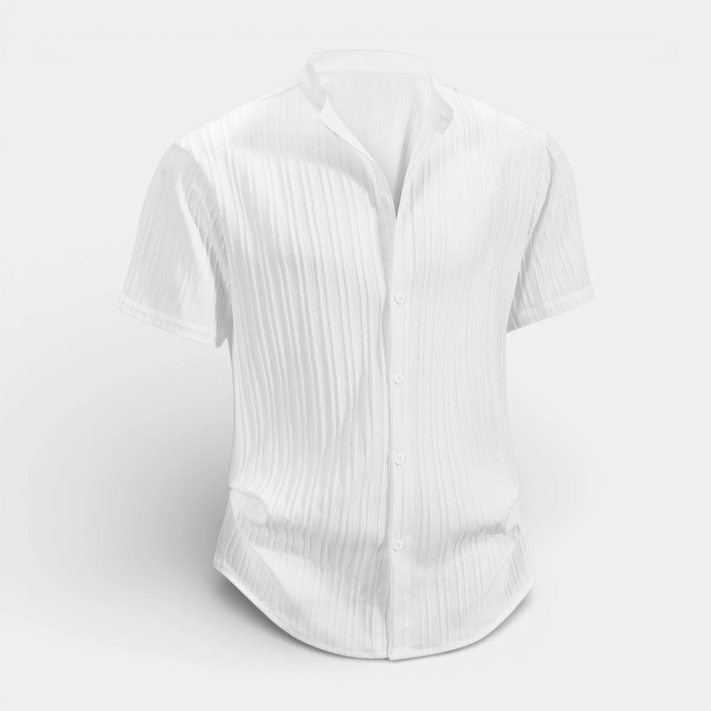Short Sleeve Button-Up Shirt Regular Fit for Men