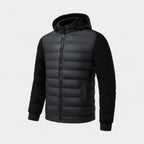 Hybrid Puffer Parka Jacket Quilted Regular Fit for Men