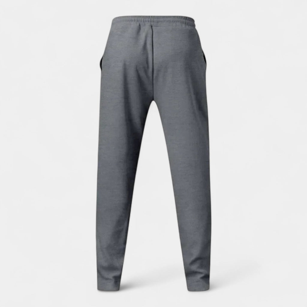 Pleated Slim Fit Joggers Stretch Drawstring for Men