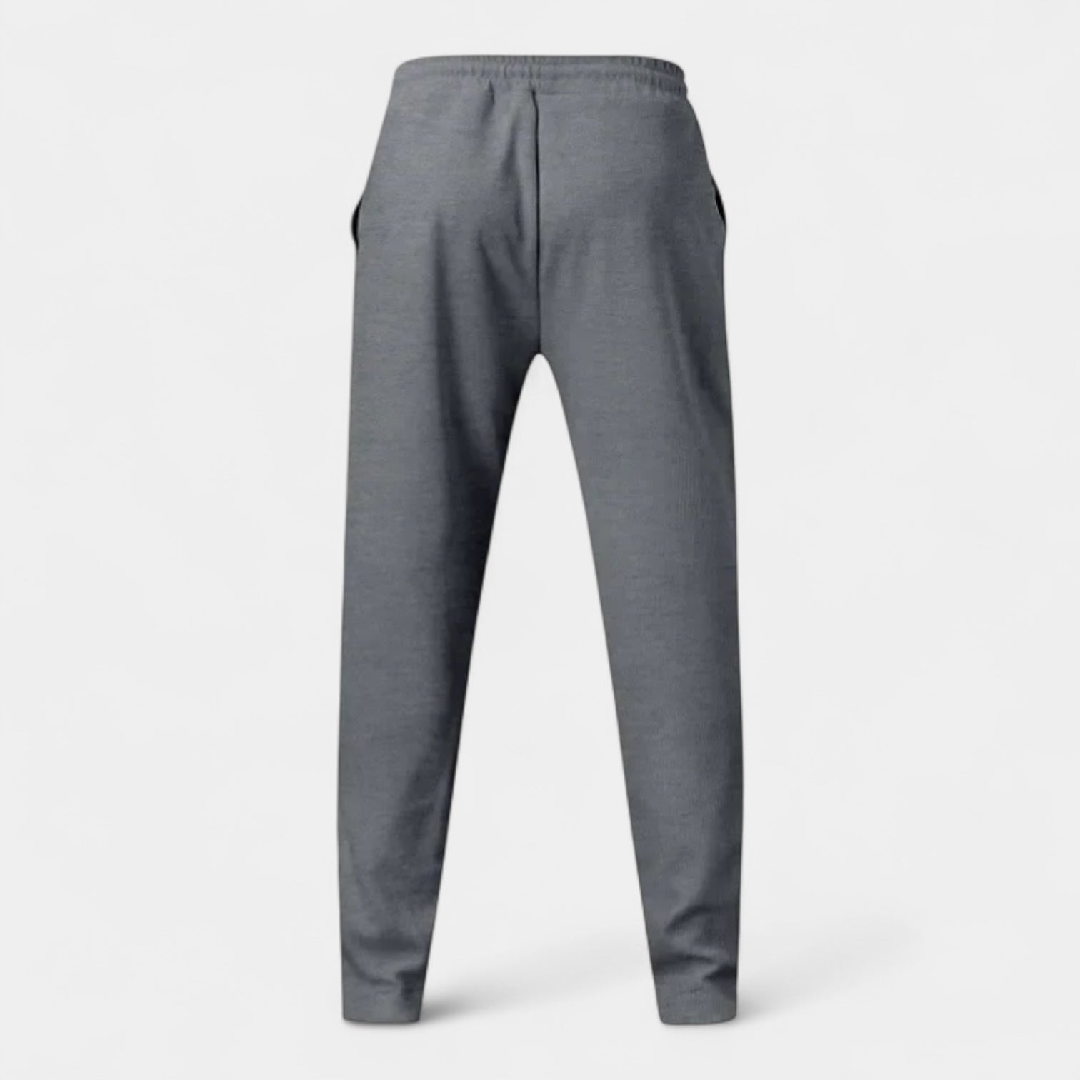 Pleated Slim Fit Joggers Stretch Drawstring for Men