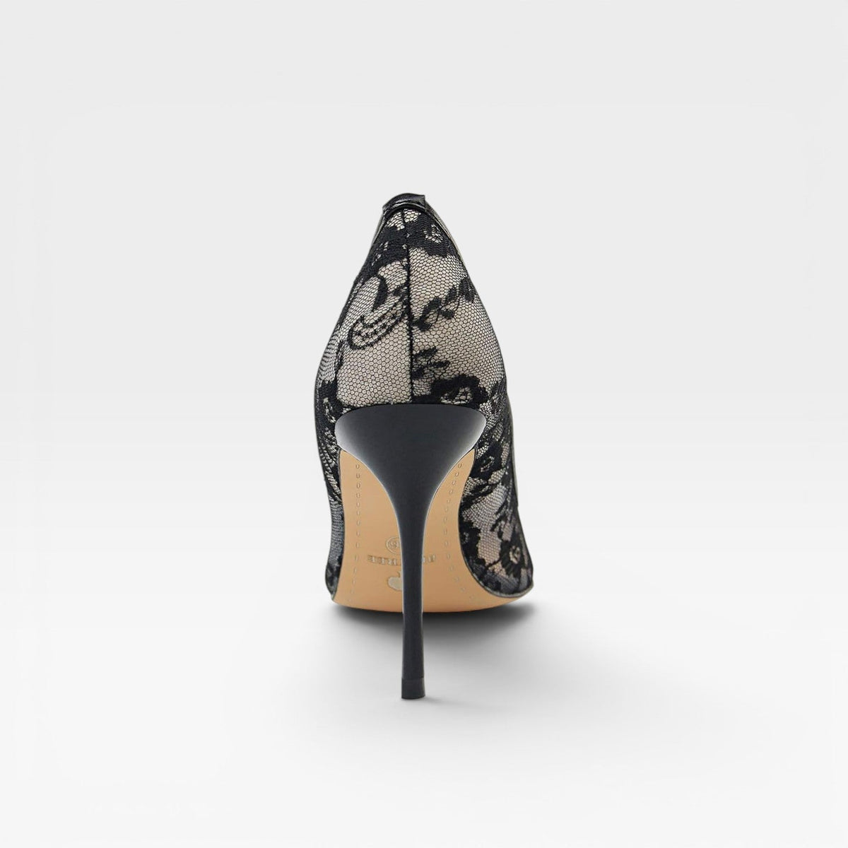 Women's Floral Lace Pointed Toe Pumps