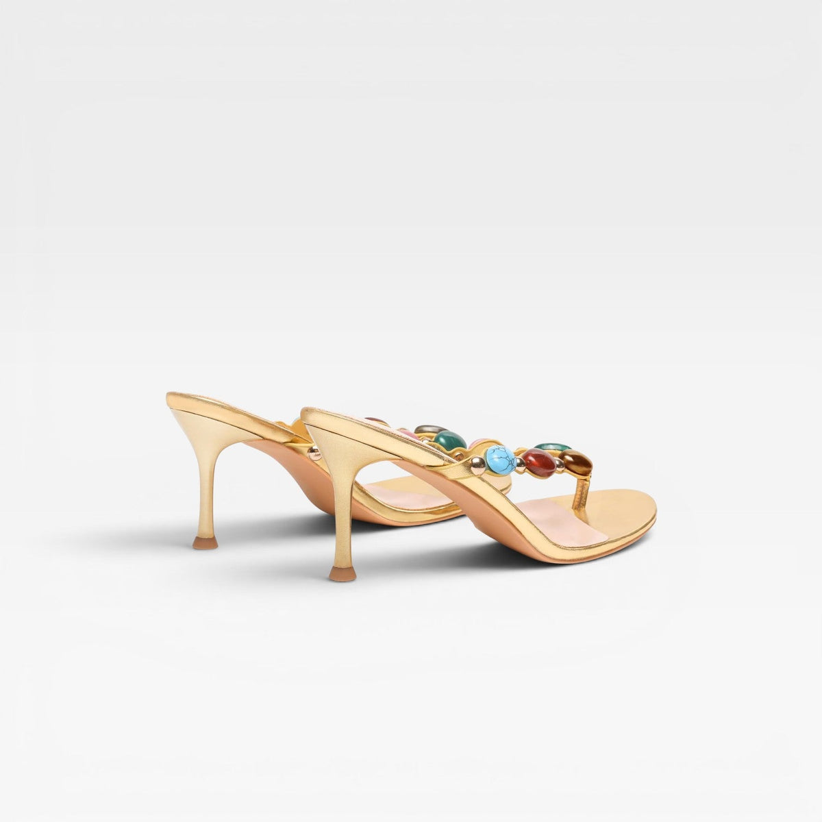 Women's Gemstone Mule Stiletto Heels
