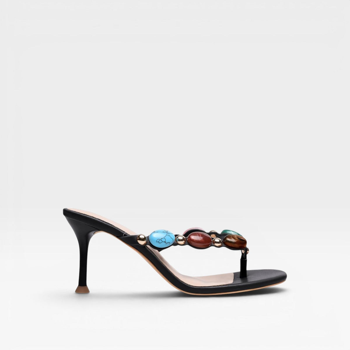 Women's Gemstone Mule Stiletto Heels