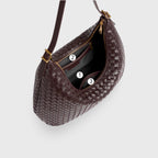 Women's Structured Woven Tote Bag