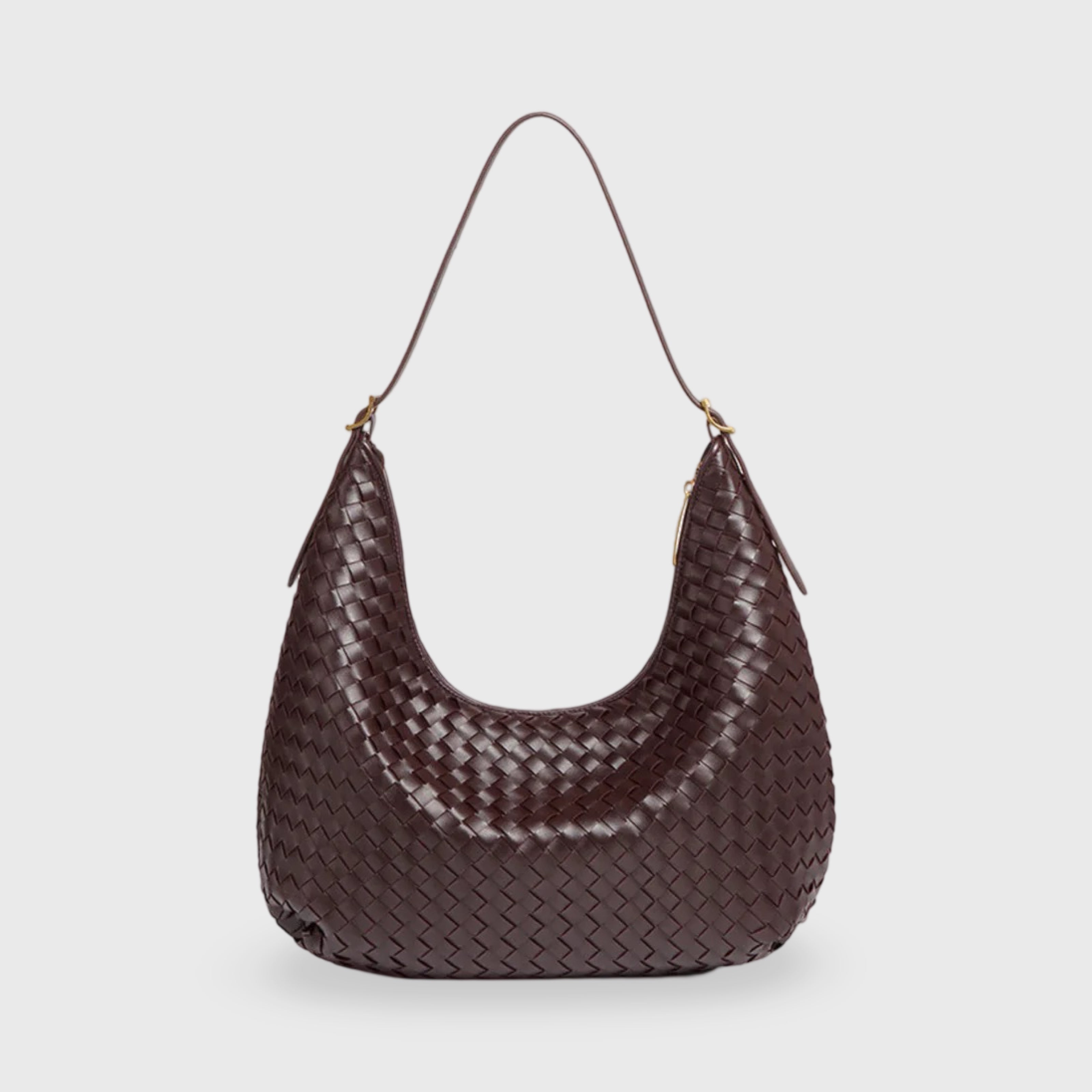 Women's Structured Woven Tote Bag