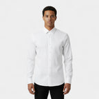 Slim Fit Cotton Blend Button-Down Dress Shirt for Men