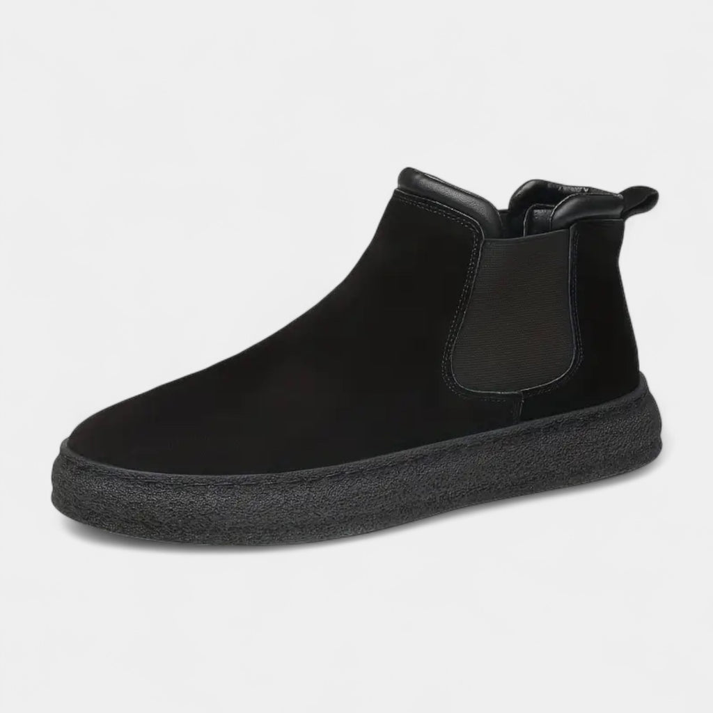 Faux Suede Chelsea Sneaker Boots Slip-On for Men