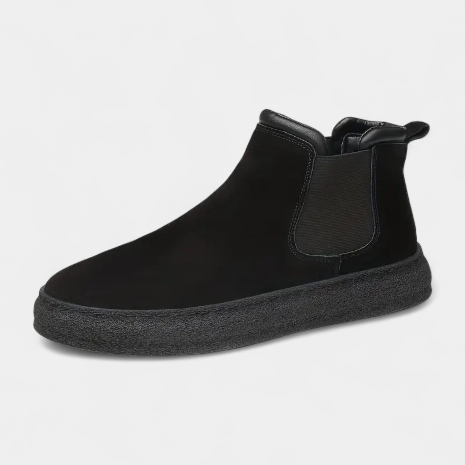 Faux Suede Chelsea Sneaker Boots Slip-On for Men