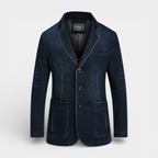 Denim Blazer Jacket Tailored Regular Fit for Men