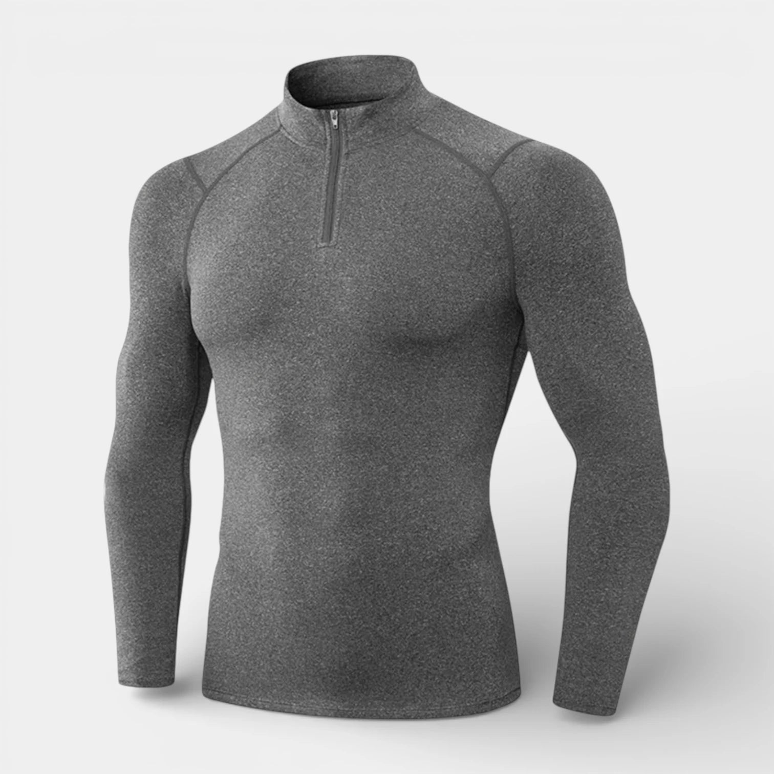 Quarter-Zip Athletic Pullover Long Sleeve for Men