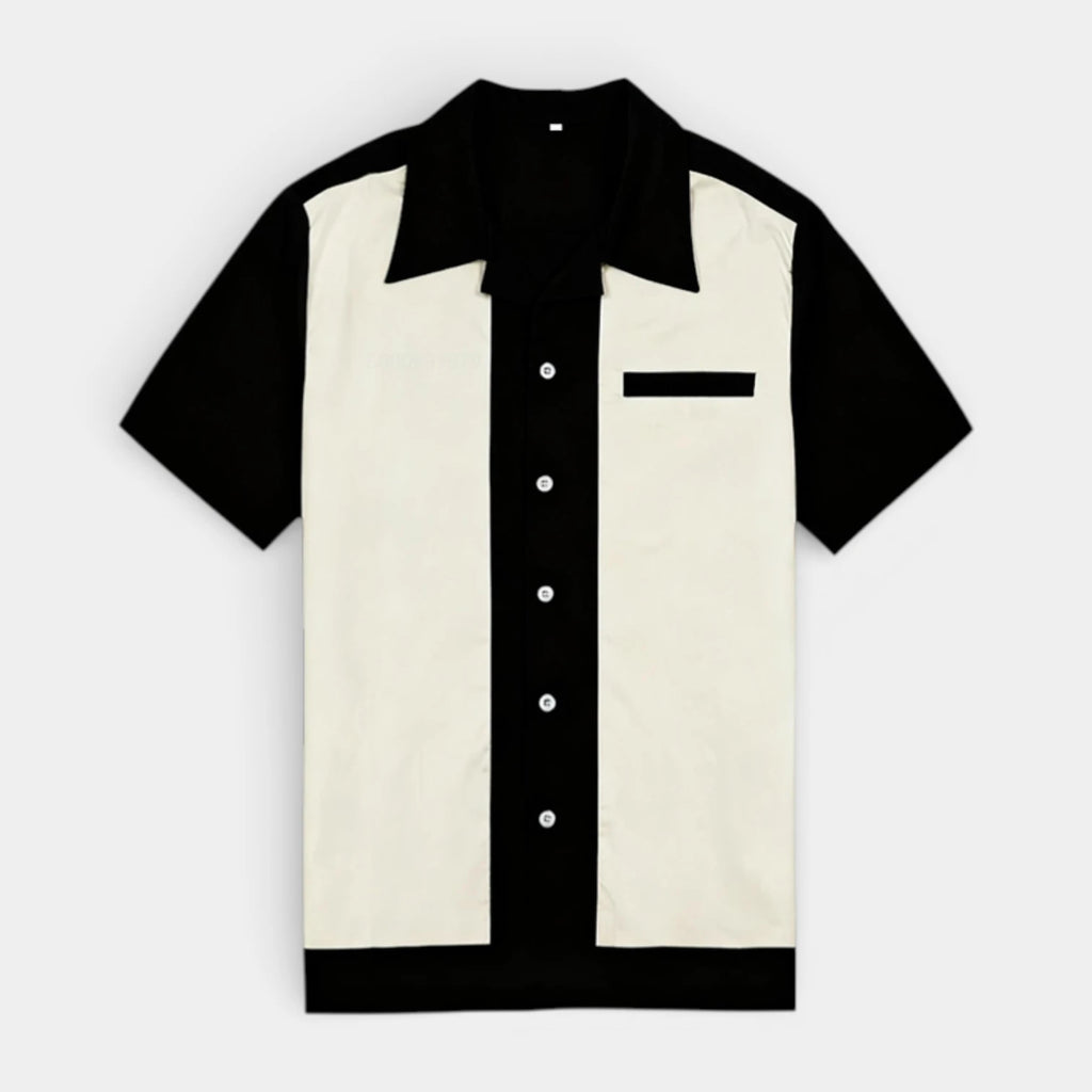 Short Sleeve Button-Up Shirt Regular Fit for Men