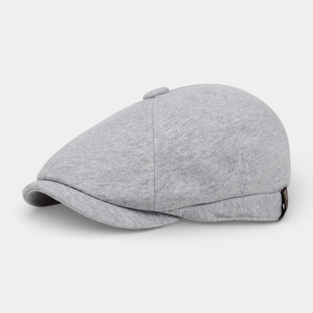 Multi-Panel Newsboy Cap Curved Brim for Men