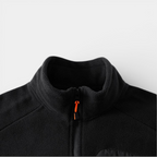 Fleece Full-Zip Jacket Stand Collar Regular Fit for Men