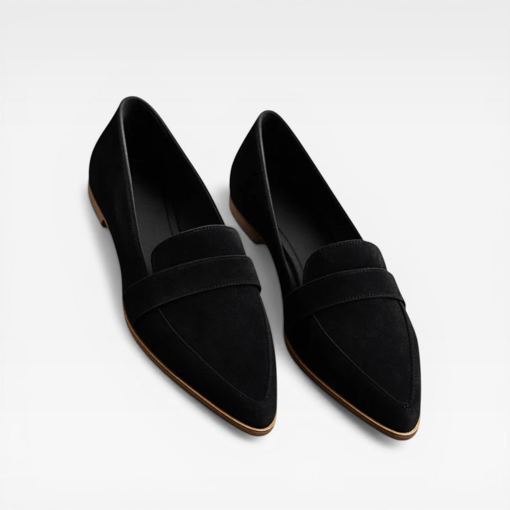 Women's Elegant Pointed-Toe Suede Loafers