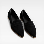Women's Elegant Pointed-Toe Suede Loafers