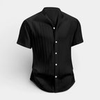 Short Sleeve Button-Up Shirt Regular Fit for Men