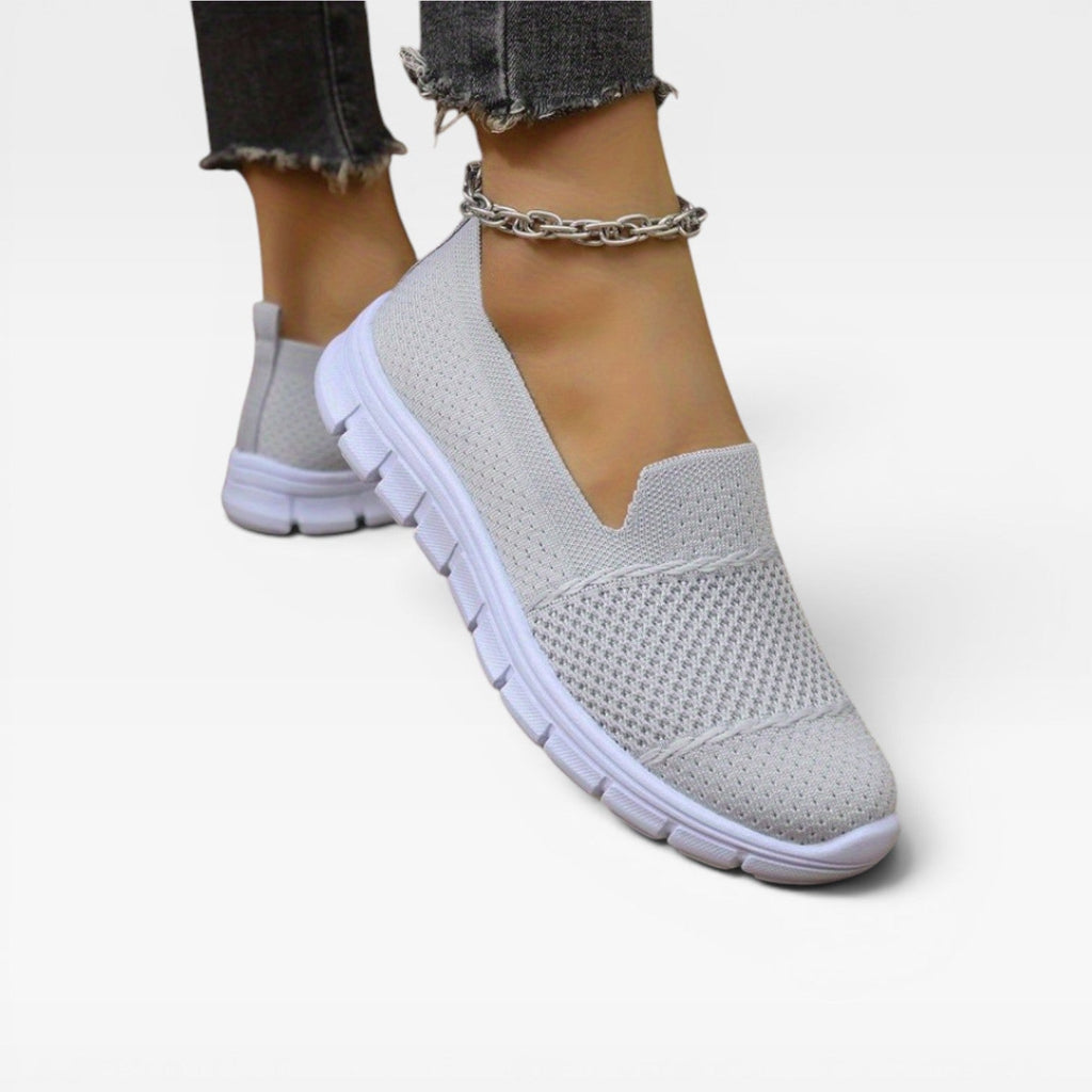 Women's Breathable Knit Slip-On Sneakers