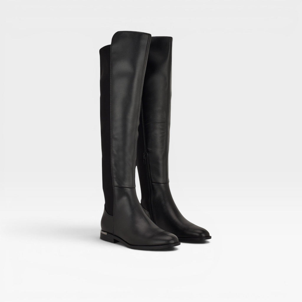 Women's Over-the-Knee Stretch-Back Flat Boots