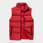 Padded Puffer Vest Regular Fit Zip-Up for Men