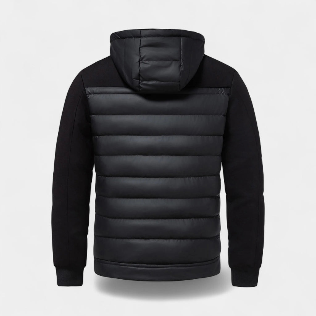 Hybrid Puffer Parka Jacket Quilted Regular Fit for Men