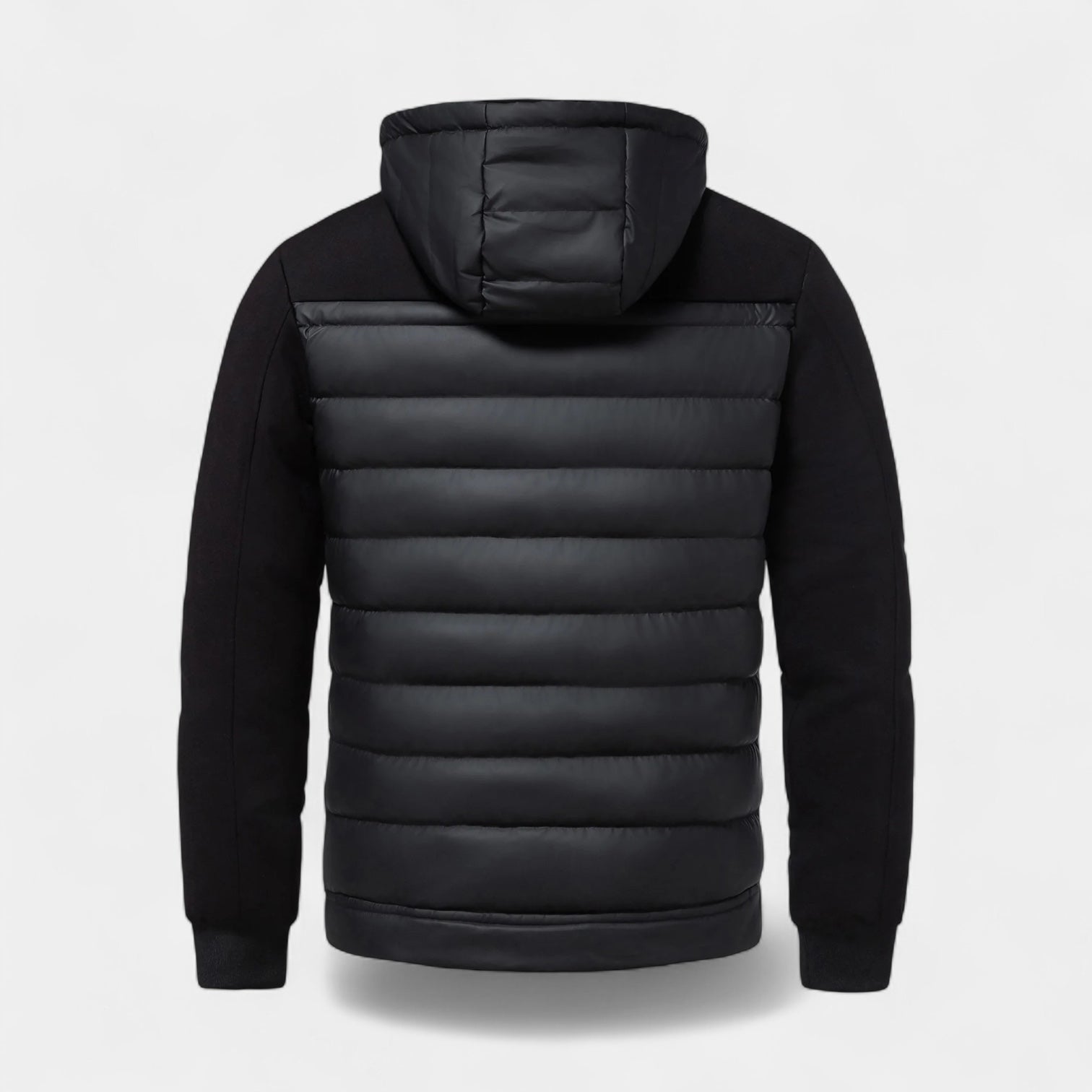 Hybrid Puffer Parka Jacket Quilted Regular Fit for Men