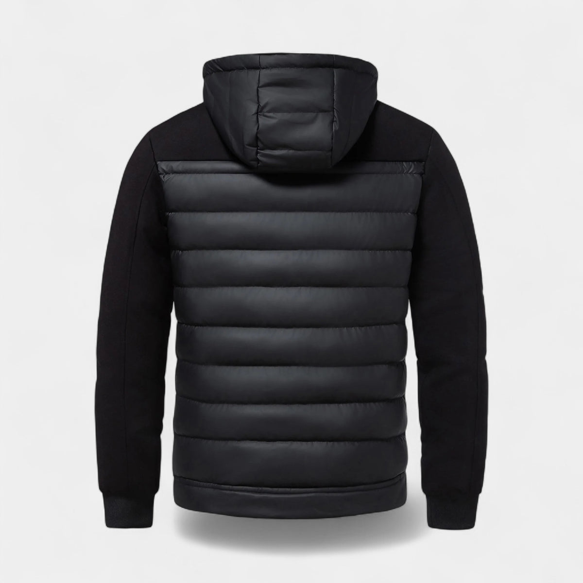 Hybrid Puffer Parka Jacket Quilted Regular Fit for Men