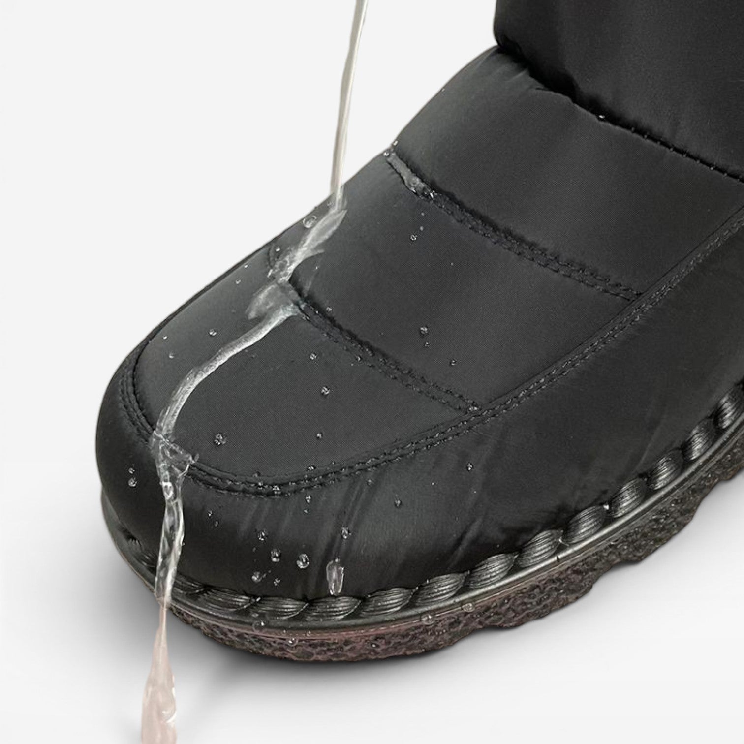 Women's Quilted Faux Fur Snow Boots