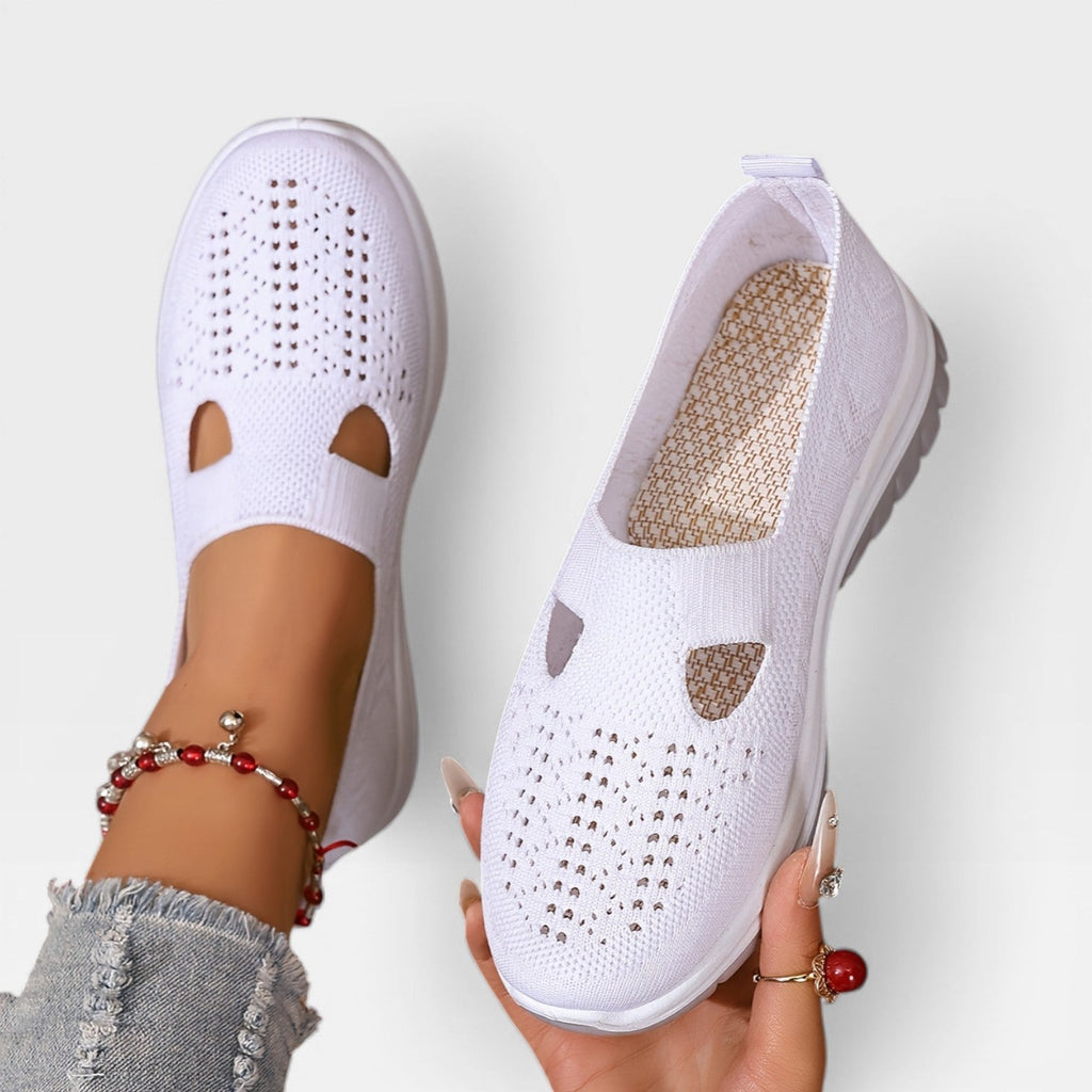 Women's Breathable Slip-On Walking Trainers