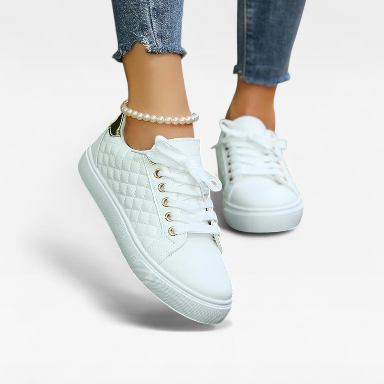 Women's Lightweight Lace-Up Casual Sneakers