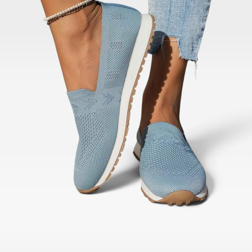 Women's Breathable Knit Slip-On Sneakers
