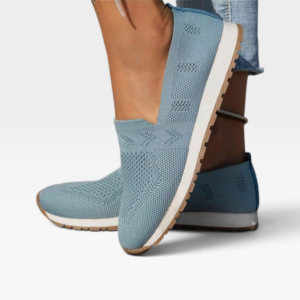 Women's Breathable Knit Slip-On Sneakers
