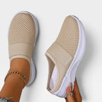 Women's Knit Slip-On Trainers with Cushioned Comfort