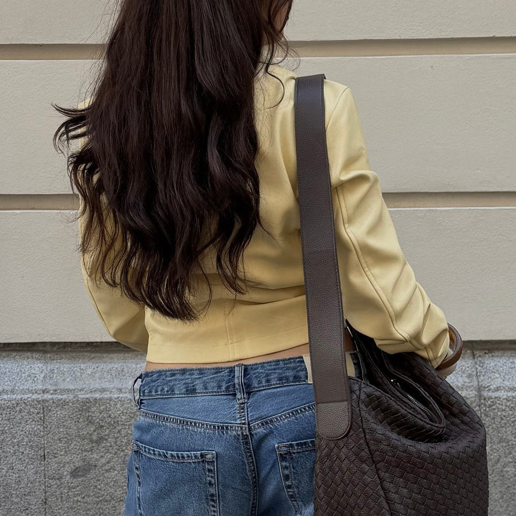 Women's Oversized Vegan Leather Tote