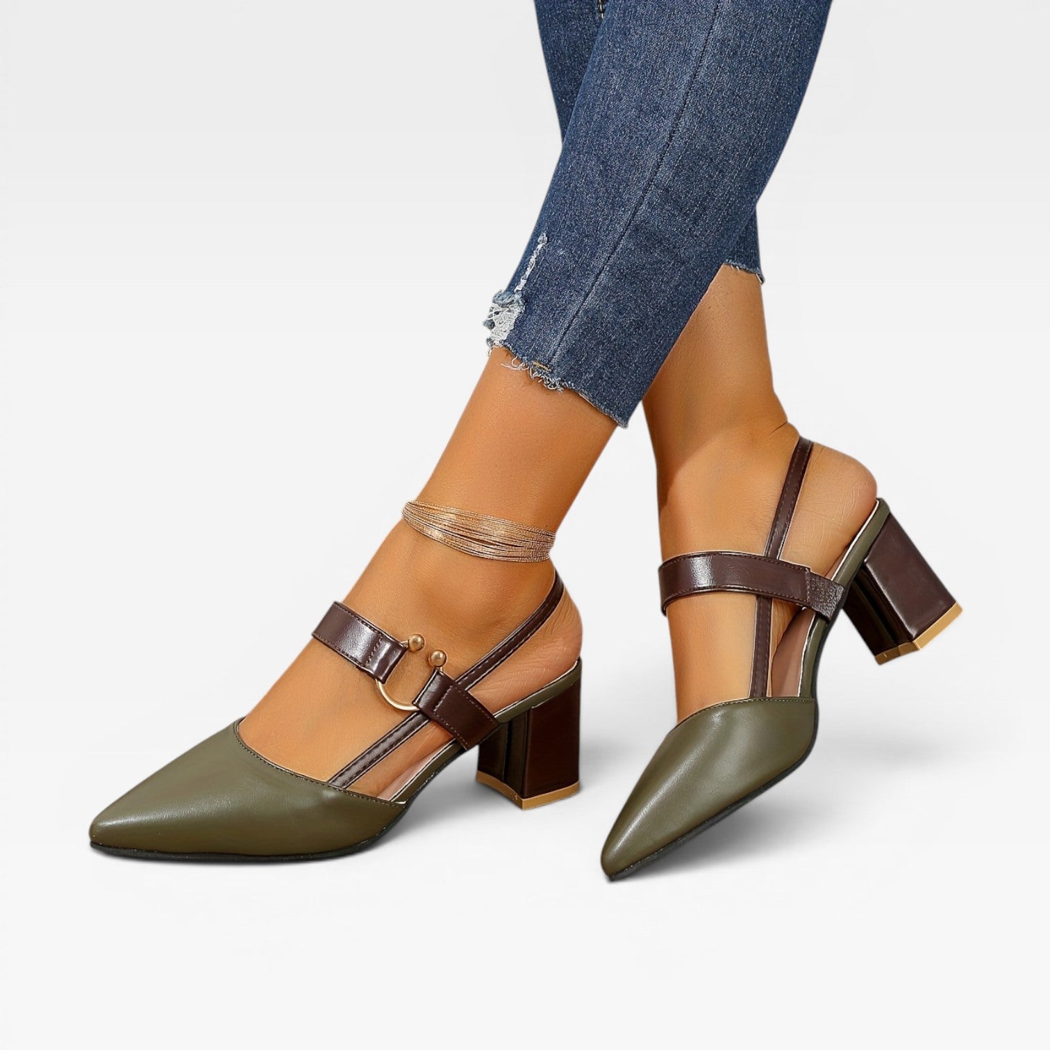 Women's Block Heel Dress Sandals for Summer