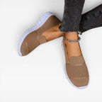 Women's Breathable Knit Slip-On Sneakers