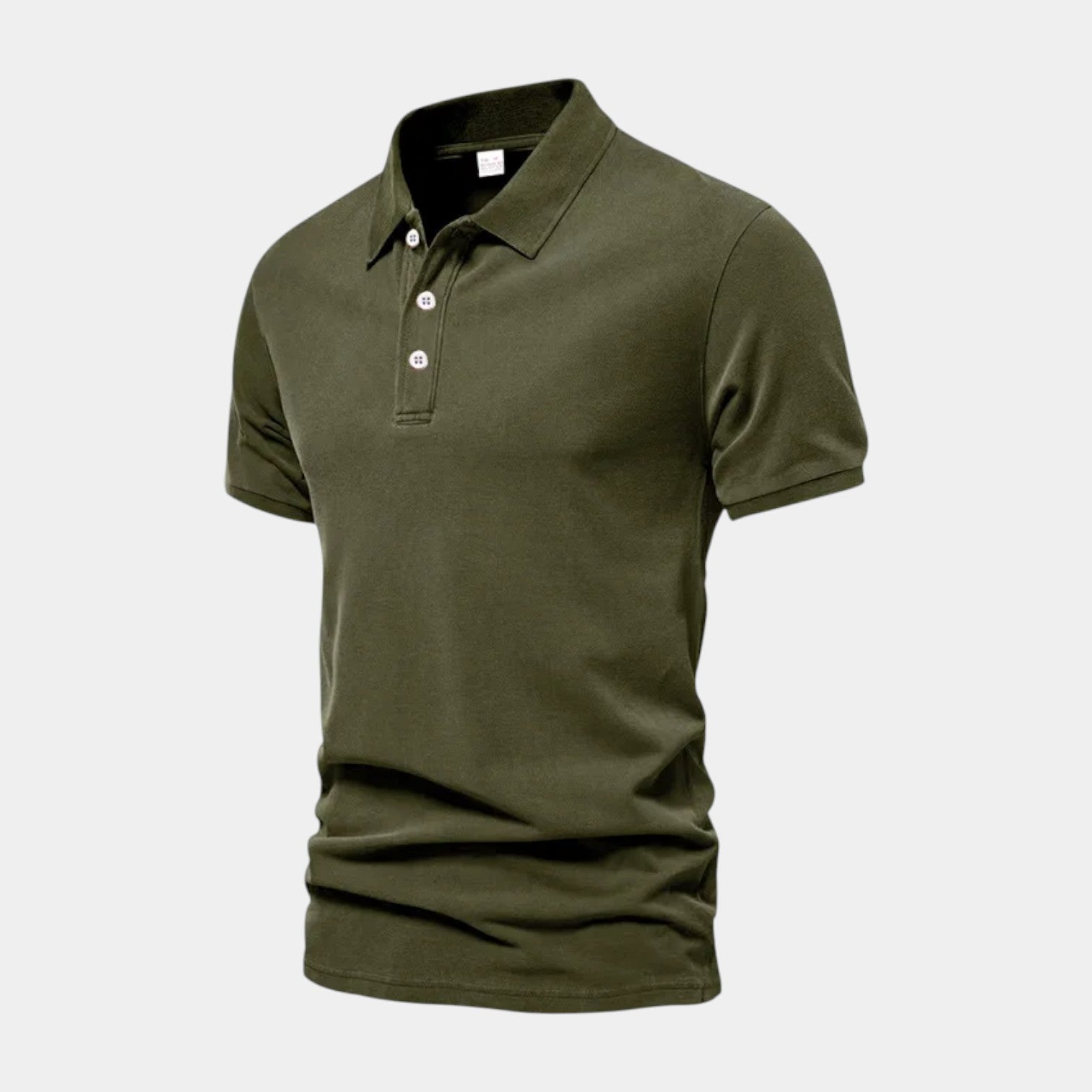 Short Sleeve Knit Polo Shirt Regular Fit for Men