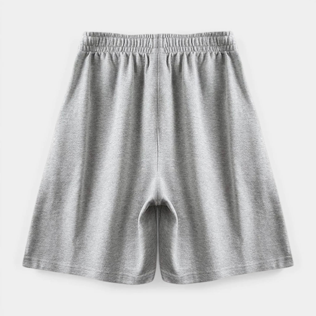 Elastic Waist Drawstring Shorts Regular Fit for Men