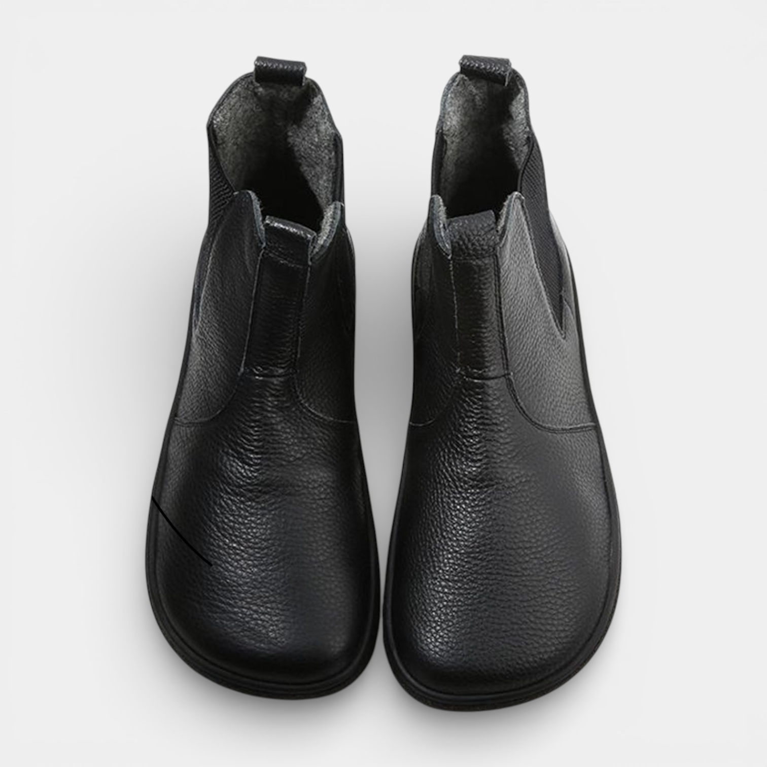Chelsea Boots Leather Slip-On Elastic Panel for Men