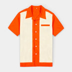 Short Sleeve Button-Up Shirt Regular Fit for Men