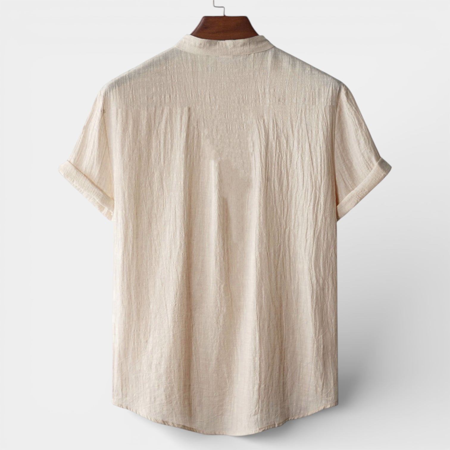 Henley Shirt Short Sleeve Regular Fit for Men