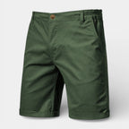 Chino Shorts Straight Fit Flat Front for Men