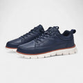 Low Top Lace-Up Leather Sneakers Regular Fit for Men
