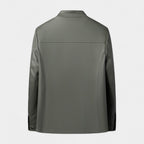 Genuine Leather Stand Collar Jacket Regular Fit for Men
