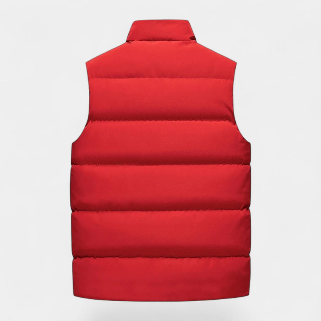 Padded Puffer Vest Regular Fit Zip-Up for Men