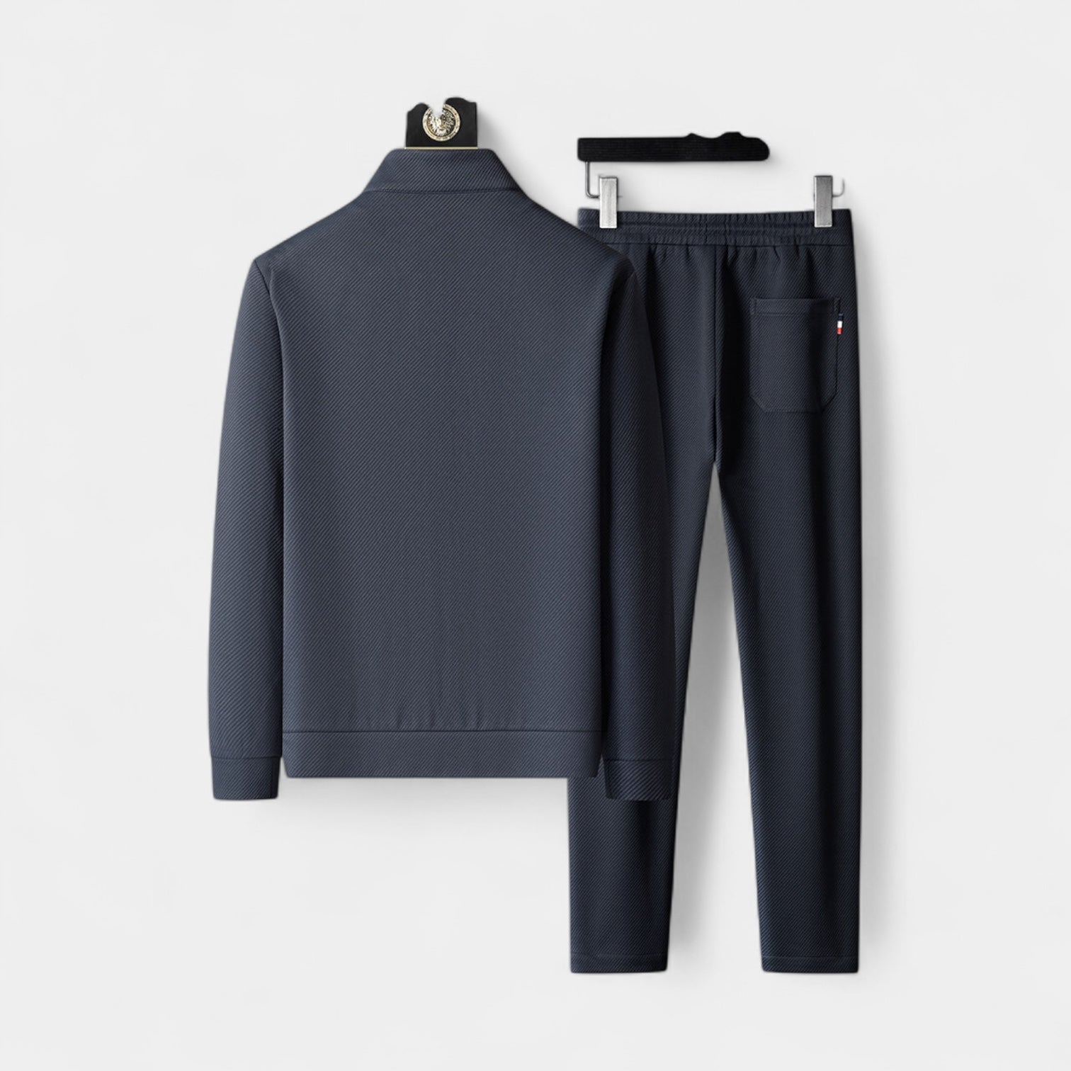 Tech Tracksuit Zip-Up Jacket Jogger Pants Set for Men
